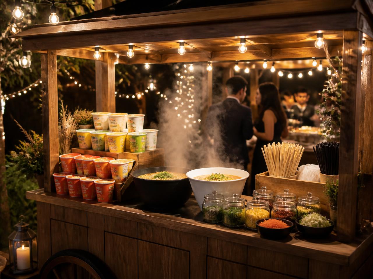 Late-night Maruchan bar stand