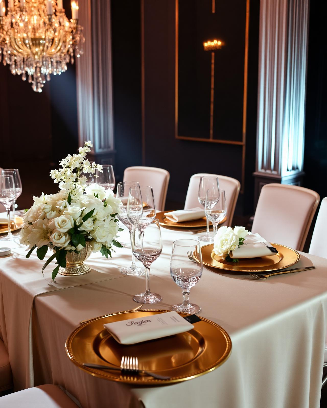 Standard Tables set up at an event